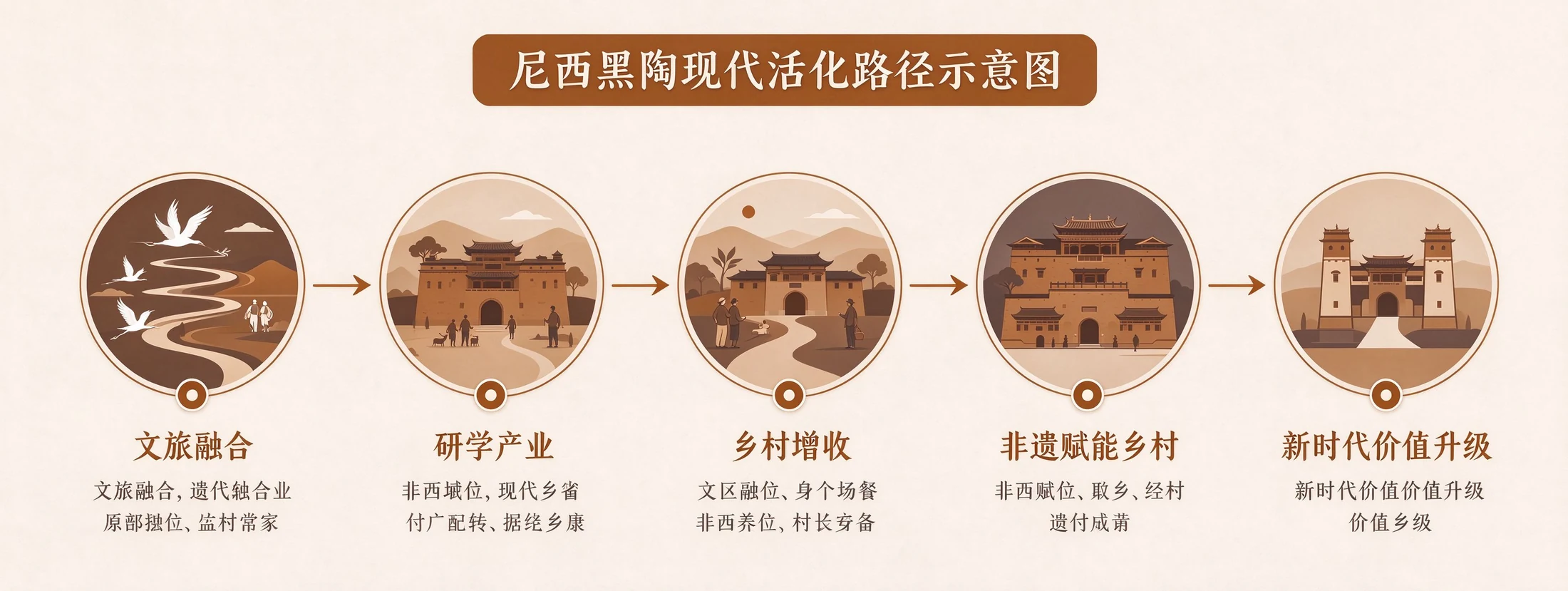 尼西黑陶现代活化与乡村振兴价值的资料插图